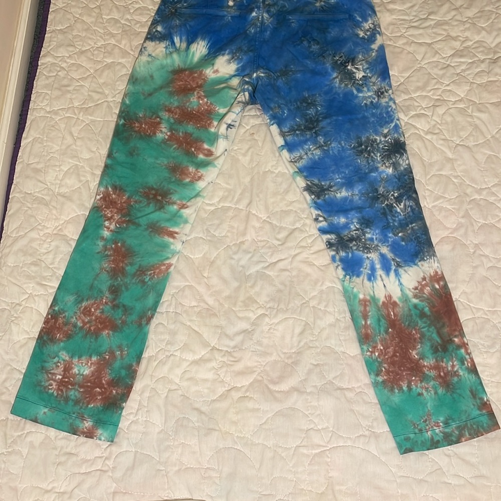 Teenage Brand Have a Real Nice Day Tie Dyed Jeans Size 36 - Picture 8 of 9